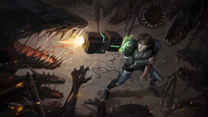 Let Them Come: Onslaught sci-fi survival shoot em up Tuatara Games