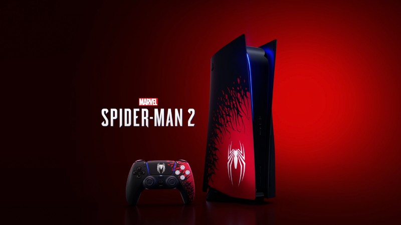 Marvel's Spider-Man 2 new story trailer gameplay custom PS5 bundle DualSense digital edition