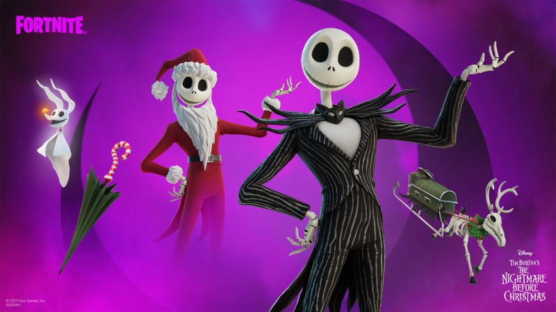 Fortnitemares 2023 Alan Wake Halloween Michael Myers Jack Skellington