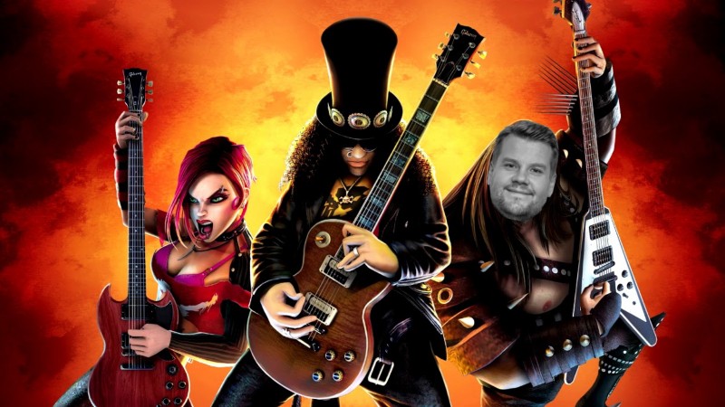 Guitar Hero James Corden Activision Blizzard Bobby Kotick