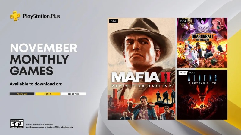 PlayStation Plus monthly games November 2023