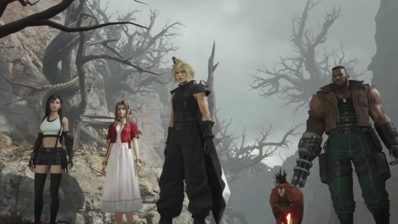 Final Fantasy VII Rebirth Trailer Sephiroth Cloud